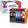 Compatible Ink Cartridge Replacement for Canon PGI-280XXL PGI 280 XXL Compatible with PIXMA TR7520 TR8520 TS6120 TS6220 TS8120 TS8220 TS9120 TS9520 TS9521C Printer (6 Pack)