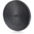 WILLBOND 3/4 Inch x 90ft Fastening Tape Cable Ties Reusable Fastening Nylon Tape Double Side Hook Roll Hook and Loop Straps Wires Cords Management Wire Organizer Straps (Black)