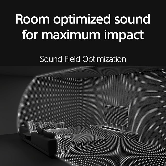 Sony BRAVIA Theater Bar 9 Sound Bar, SA-SW5 Wireless Subwoofer, and SA-RS5 Wireless Rear Speakers with Built-in Battery
