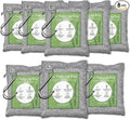 8 Pack Bamboo Charcoal Air Purifying Bag, Activated Charcoal Bags Odor Absorber, Moisture Absorber, Natural Car Air Freshener, Shoe Deodorizer, Odor Eliminators For Home, Pet, Closet, Car