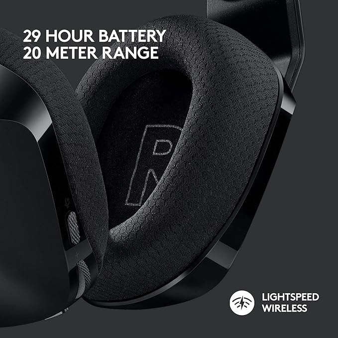 Logitech G733 Lightspeed Wireless Gaming Headset + Litra Beam LX Premium Dual-Sided RGB LED Streaming Key Light - Black